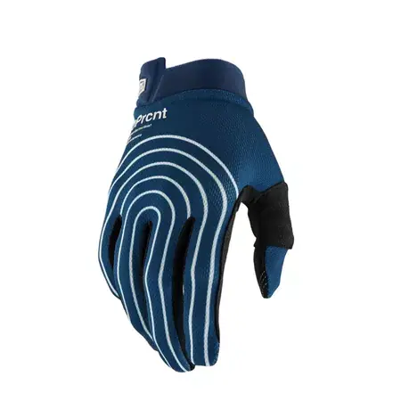 Motocross Handschuhe 100% Itrack Rewound marine blau Wochenendangebot