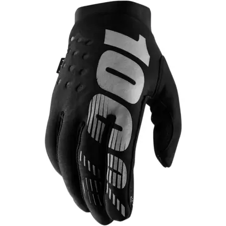 Motocross Handschuhe 100% Brisker schwarz Must-Have