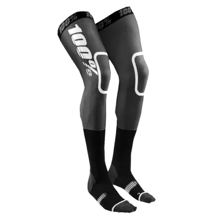 Motocross Strümpfe 100% Rev MX FLASH für Knieorthesen schwarz/weiß Angebot