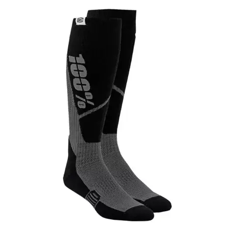 Motocross Strümpfe 100% Torque Thick Comfort schwarz Top-Seller
