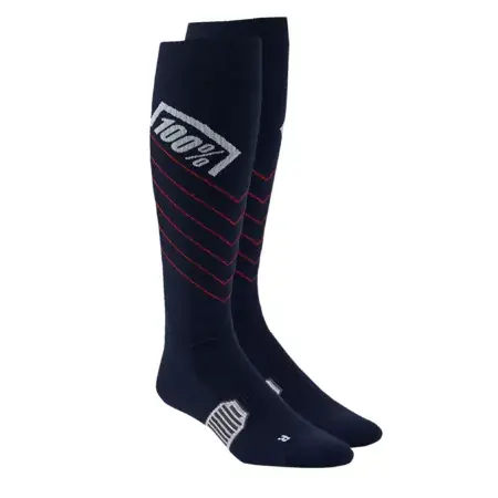 Meistverkauft Motocross Strümpfe 100% Hi Side Thin marine blau