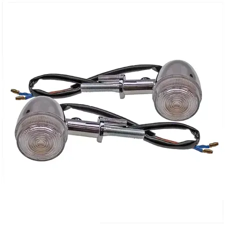 Saisonangebot Blinker Set hinten Grand Retro Chrom weiß